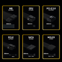 Fuente 1000W BLACK PRO ATX 3.1 PCIE 5.1 GOLD 80 PLUS