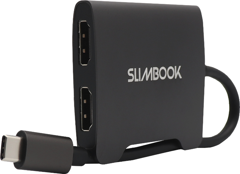 Conversor USB-C a 2 HDMI (2x4K 60Hz)