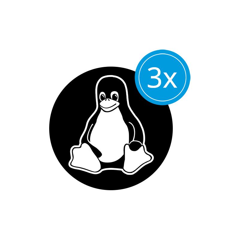 Pegatina GNU/Linux TUX (copia)