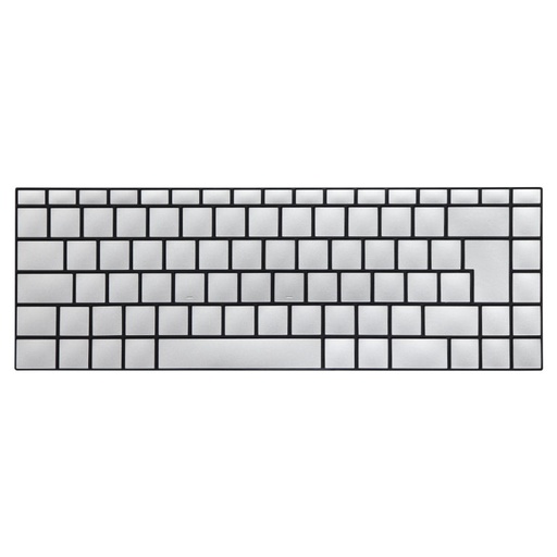 [TECLADO-ISO-PLATA-PROX15] Teclado ISO Blanco PF5 (ProX 15)
