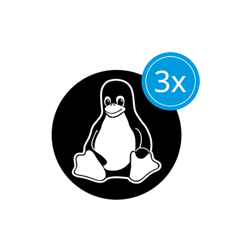 Pegatina GNU/Linux TUX (copia)